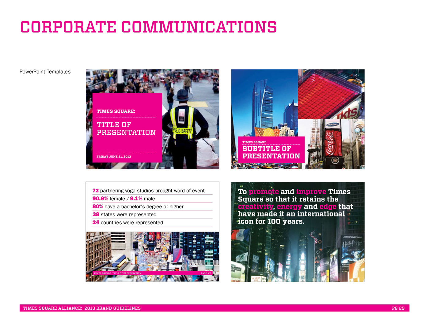 Times Square Alliance Brand Refresh: PowerPoint