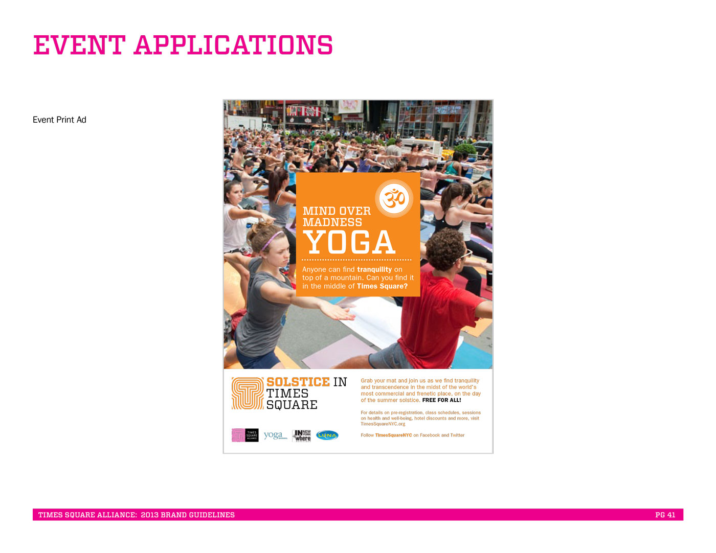 Times Square Alliance Brand Refresh: Event Ad